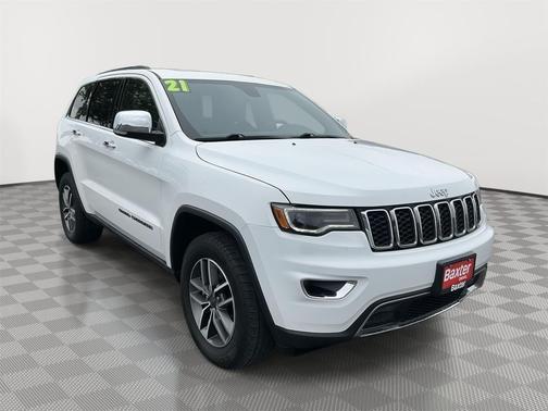 Bright White Clearcoat 2021 Jeep Grand Cherokee Limited