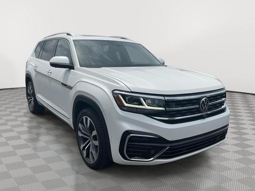 Opal White Pearl 2023 Volkswagen Atlas 3.6L SEL Premium