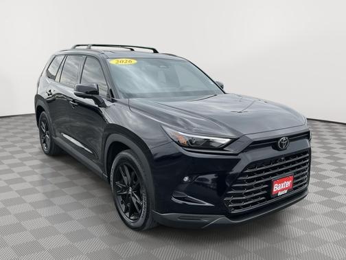 Midnight Black Metallic 2026 Toyota Highlander Hybrid Base