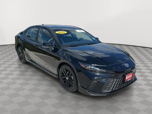Midnight Black Metallic 2025 Toyota Camry SE