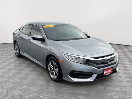 Lunar Silver Metallic 2018 Honda Civic LX