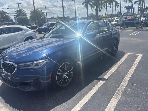 Blue Metallic 2023 BMW 530 i