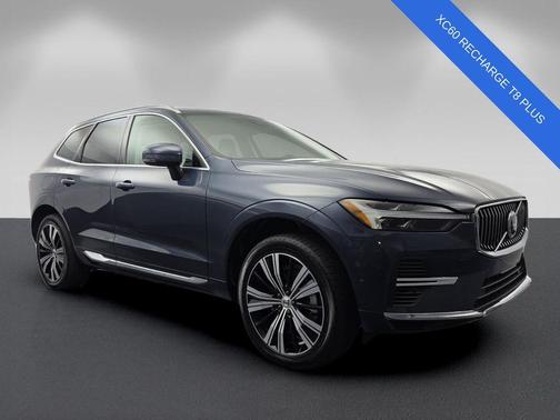 Denim Blue Metallic 2023 Volvo XC60 Recharge Plug-In Hybrid T8 Plus Bright Theme