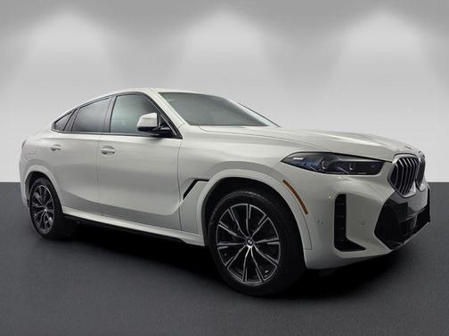 Alpine White 2025 BMW X6 xDrive40i