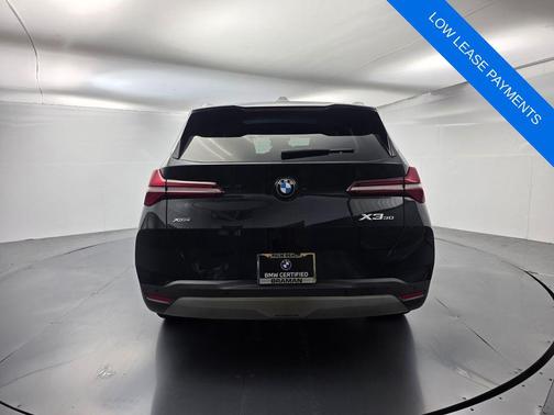Black Sapphire Metallic 2025 BMW X3 30 xDrive