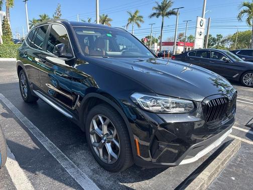 Black Sapphire Metallic 2022 BMW X3 xDrive30i
