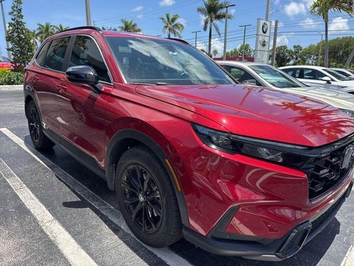 Radiant Red Metallic 2024 Honda CR-V Hybrid Sport-L