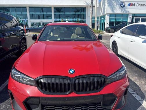 Melbourne Red Metallic 2023 BMW 330 i
