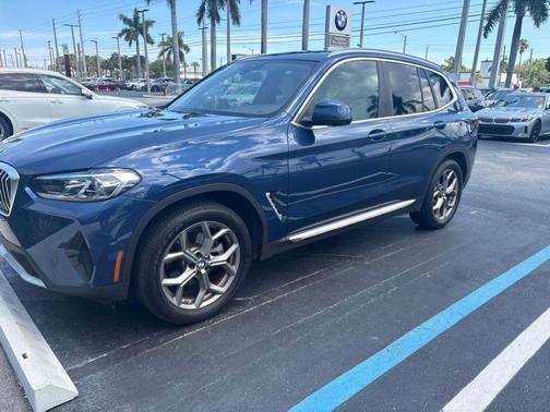 Phytonic Blue Metallic 2024 BMW X3 sDrive30i