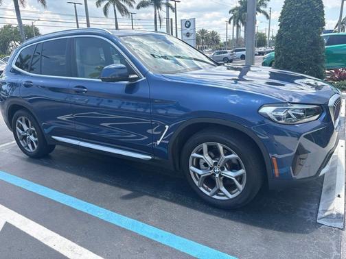 Phytonic Blue Metallic 2024 BMW X3 sDrive30i