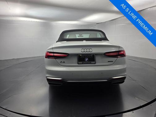 Glacier White Metallic w/ Black Roof 2023 Audi A5 45 S line Premium Plus