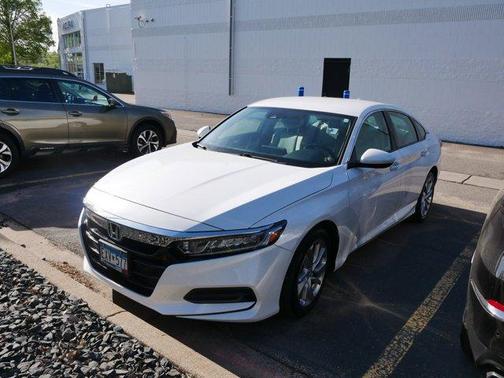 Platinum White Pearl 2020 Honda Accord LX 1.5T