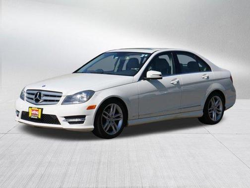 Arctic White 2012 Mercedes-Benz C-Class C 300 4MATIC Sport