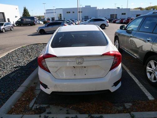 White 2017 Honda Civic LX