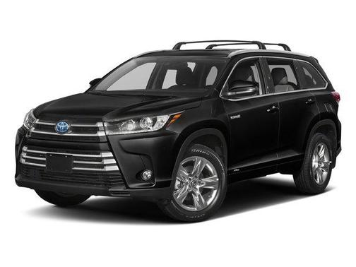 Midnight Black Metallic 2017 Toyota Highlander Hybrid XLE