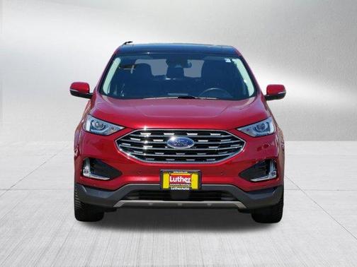 Rapid Red Metallic Tinted Clearcoat 2021 Ford Edge Titanium