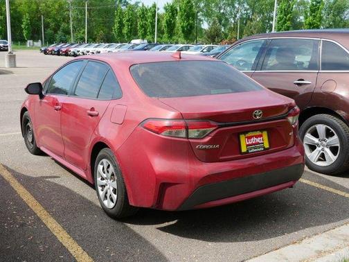Barcelona Red Metallic 2021 Toyota Corolla LE
