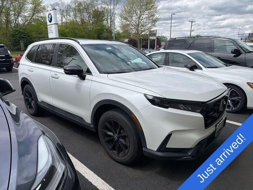 Platinum White Pearl 2023 Honda CR-V Hybrid Sport AWD