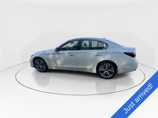 Majestic White 2019 INFINITI Q50 3.0t Sport