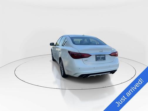 Majestic White 2019 INFINITI Q50 3.0t Sport