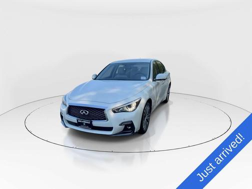 Majestic White 2019 INFINITI Q50 3.0t Sport
