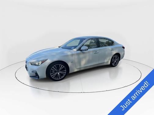 Majestic White 2019 INFINITI Q50 3.0t Sport