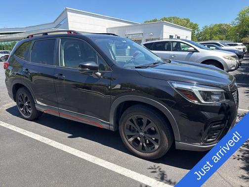 Crystal Black Silica 2021 Subaru Forester Sport