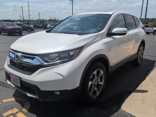 White 2019 Honda CR-V EX