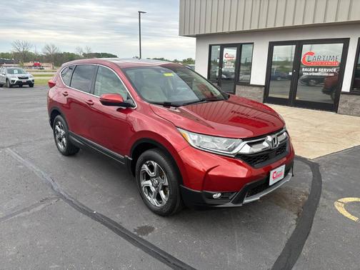 Red 2018 Honda CR-V EX