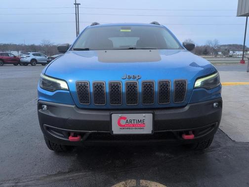 Blue 2019 Jeep Cherokee Trailhawk