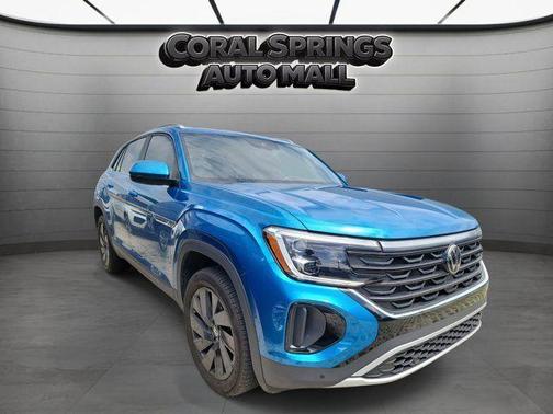 Kingfisher Blue 2024 Volkswagen Atlas Cross Sport 2.0T SE w/Technology