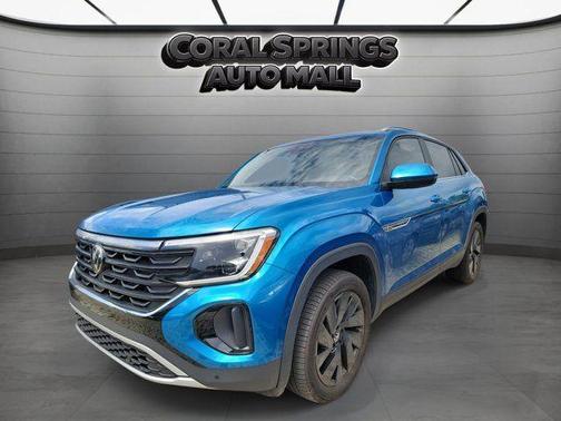 Kingfisher Blue 2024 Volkswagen Atlas Cross Sport 2.0T SE w/Technology