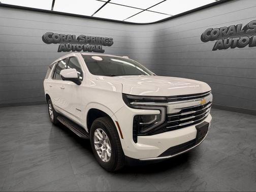 Summit White 2025 Chevrolet Tahoe LT