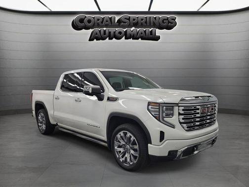 White Frost Tri-Coat 2023 GMC Sierra 1500 Denali