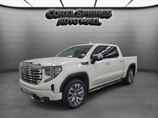 White Frost Tri-Coat 2023 GMC Sierra 1500 Denali