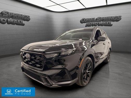 Black 2025 Honda CR-V Hybrid Sport