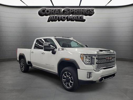 White Frost Tri-Coat 2023 GMC Sierra 2500 Denali