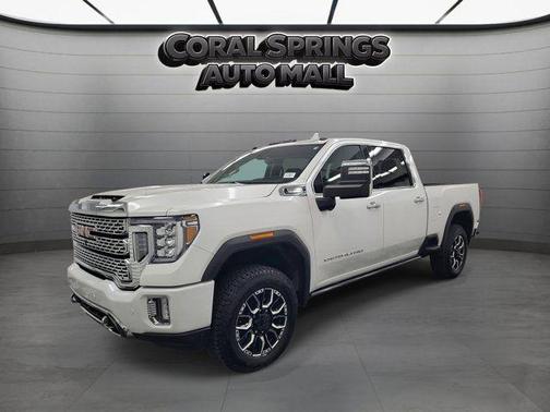 White Frost Tri-Coat 2023 GMC Sierra 2500 Denali