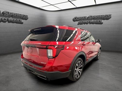 Red Metallic 2025 Ford Explorer ST-Line