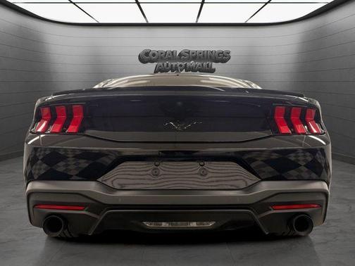 Shadow Black 2025 Ford Mustang EcoBoost