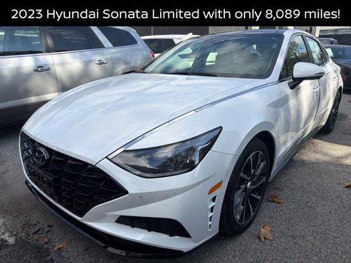 Serenity White 2023 Hyundai SONATA Limited