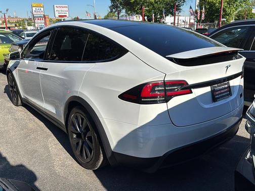 Pearl White Multi-Coat 2023 Tesla Model X Plaid Tri Motor All-Wheel Drive