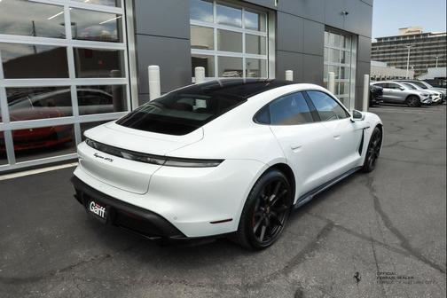 White 2022 Porsche Taycan GTS