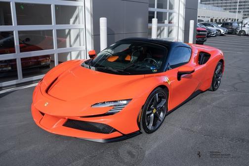 Rosso Dino 2024 Ferrari SF90 Spider Convertible