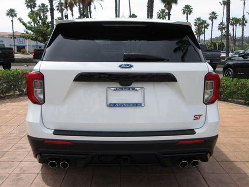 Star White Metallic Tri-Coat 2021 Ford Explorer ST