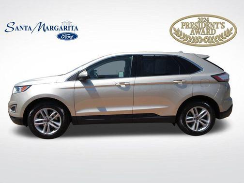White Gold Metallic 2017 Ford Edge SEL
