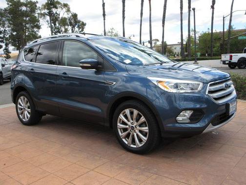 Blue Metallic 2018 Ford Escape Titanium