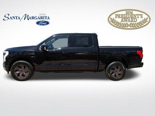 Agate Black Metallic 2023 Ford F-150 Lightning LARIAT