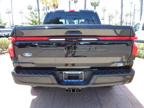 Agate Black Metallic 2025 Ford F-150 Lightning LARIAT
