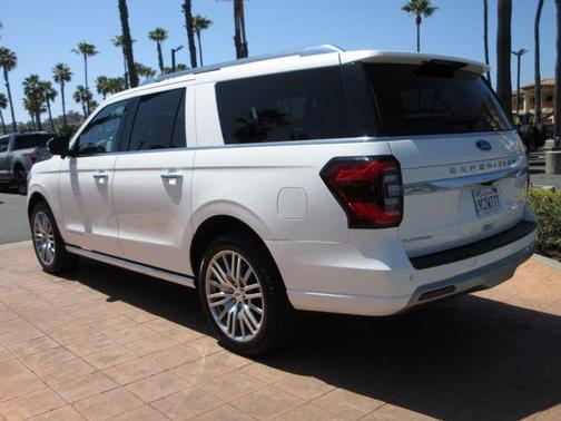 Star White Metallic Tri-Coat 2022 Ford Expedition Max Platinum